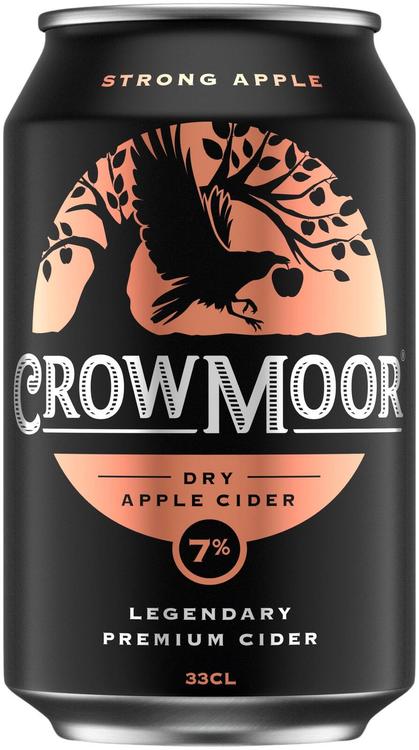 Crowmoor Dry Apple siideri 7% tölkki 0,33 L