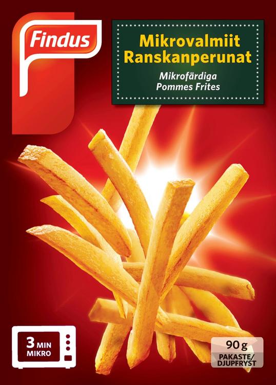 Findus Mikrovalmiit ranskanperunat 2x90g, pakaste