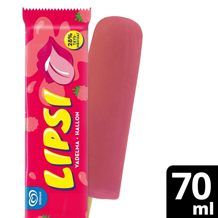 Lipsi Vadelma mehujääpuikko 70ml/72g