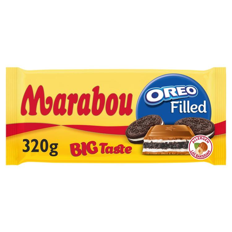 Marabou Big Taste Oreo suklaalevy 320g