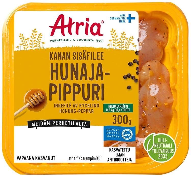 Atria Kanan Sisäfilee Hunaja-Pippuri 300g