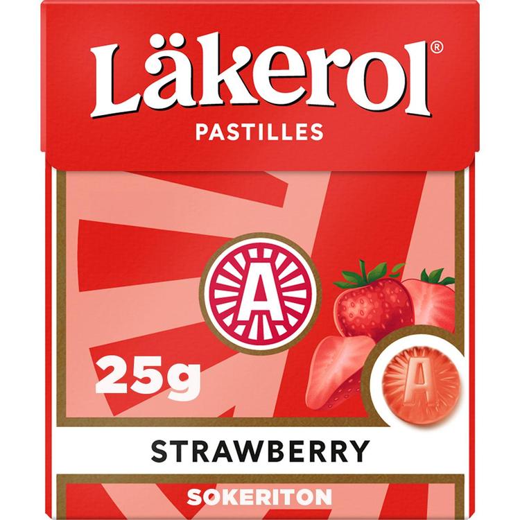 Läkerol Classic Strawberry pastilli 25g