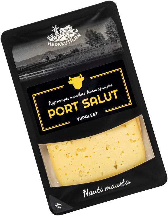 Herkkutilan Port Salut viipaloitu pitkään kypsynyt kermajuusto 120g