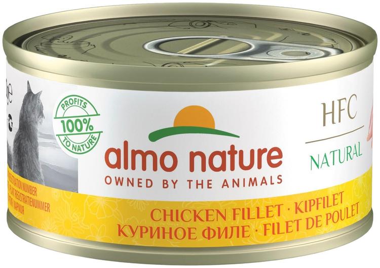 Almo Nature HFC Natural Kanafilee kissan täydennysravinto 70 g