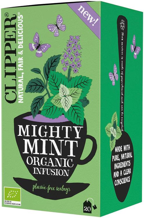 Clipper Luomu Mighty mint yrttihauduke 20ps / 32g