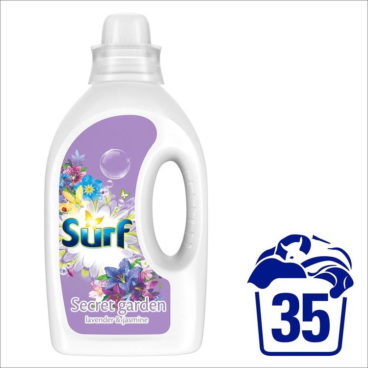 Surf Pyykinpesuneste Secret Garden Lavender & Jasmine 1400 ml