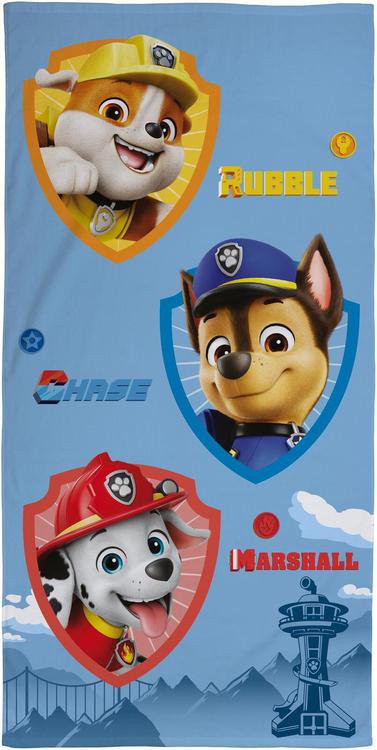 Paw Patrol lasten kylpypyyhe 70x140 cm sininen