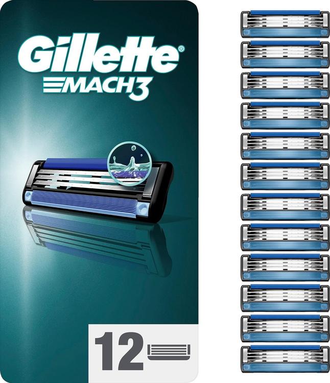 Gillette Mach3 terä 12kpl