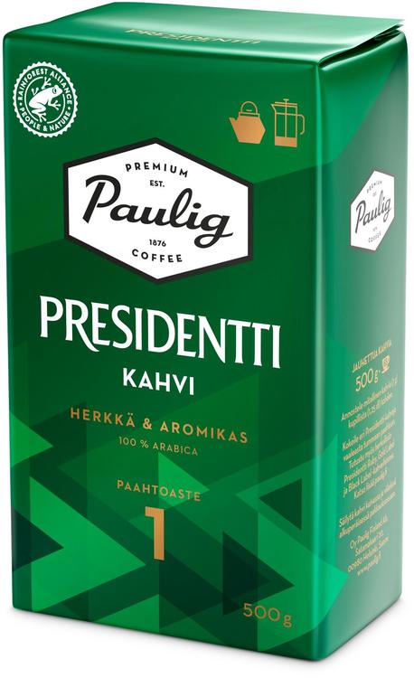 Paulig Presidentti kahvi pannujauhatus 500g