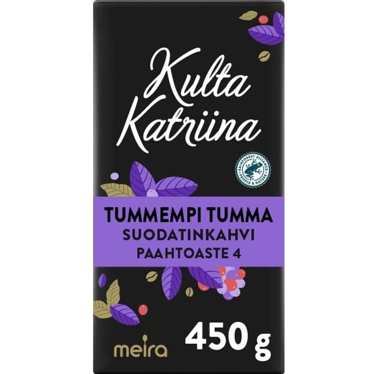 Kulta Katriina Tummempi tumma suodatinkahvi RAC 450g