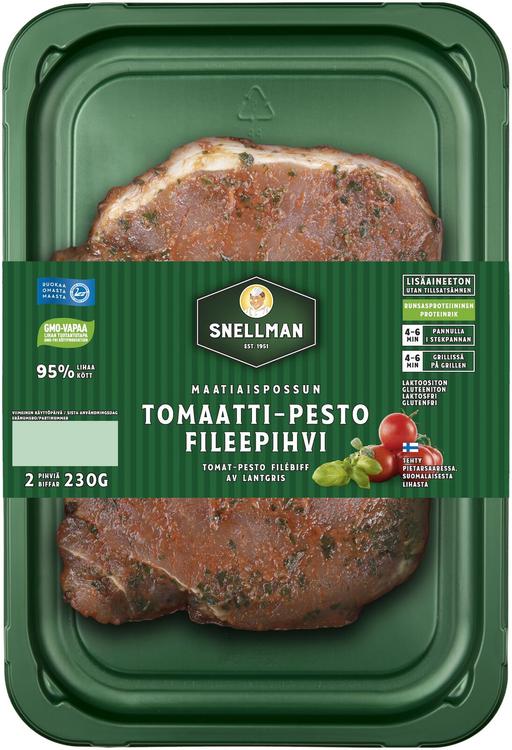 Snellman Maatiaispossun tomaatti-pesto fileepihvi 2 kpl 230 g