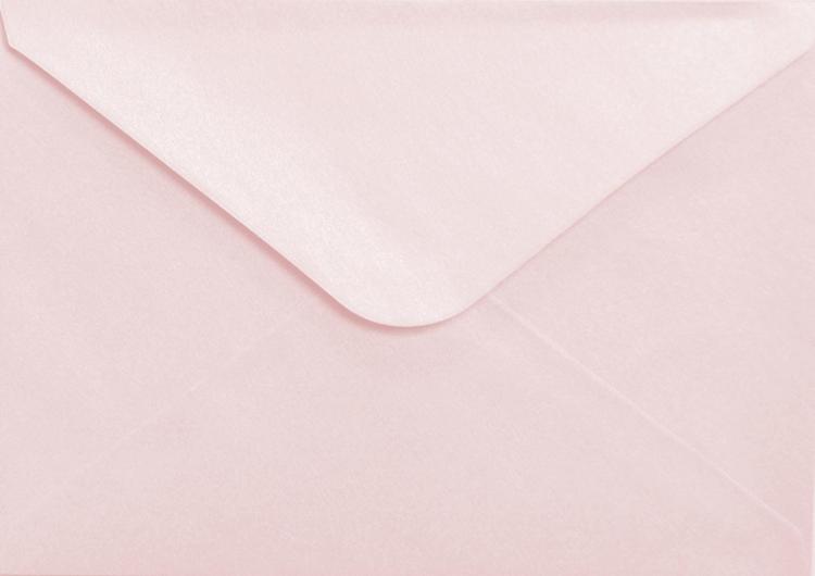 J.K. primeco helmiäiskirjekuori rose C6/10kpl/pkt