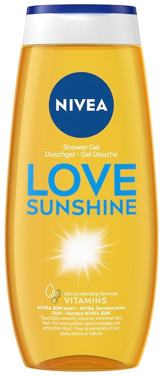 NIVEA 250ml Love Sunshine Shower Gel -suihkugeeli