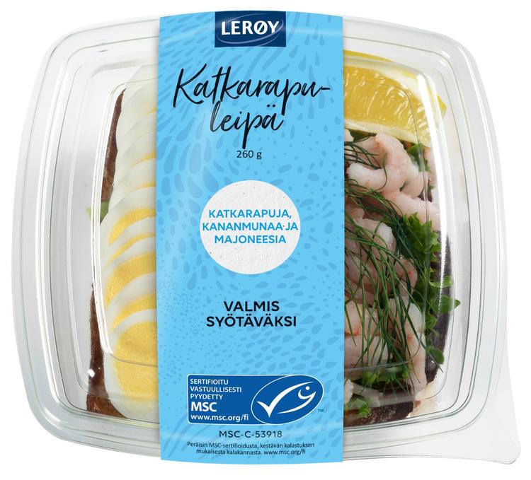 Lerøy katkarapuleipä MSC 260 g