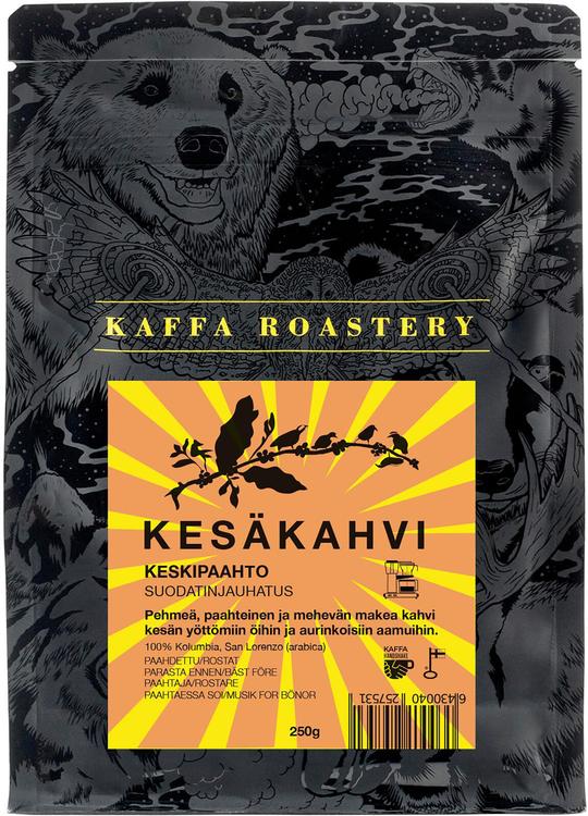 Kaffa Roastery Kesäkahvi suodatinkahvi 250g