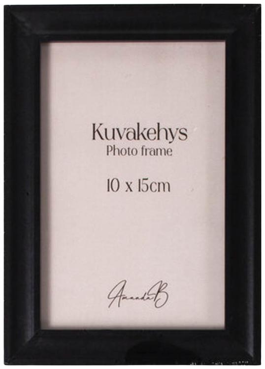 AmandaB Valokuvakehys 10x15cm, musta