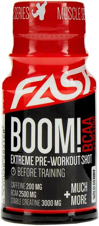 FAST BOOM! BCAA 60 ml marja energiashotti