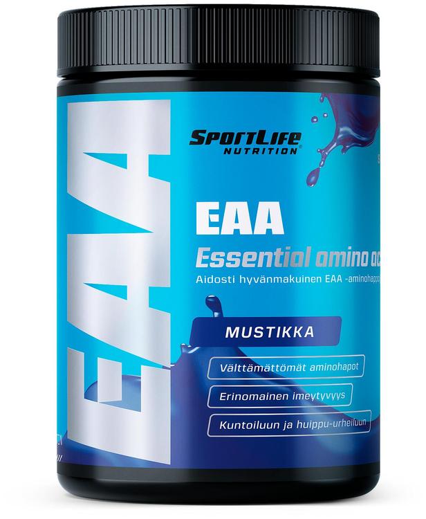 SportLife Nutrition EAA 300g Mustikka Aminohappo juomajauhe