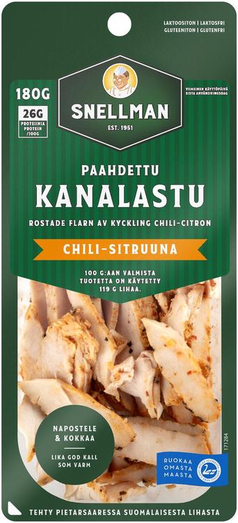 Paahdettu kana chili-sitruuna 180g