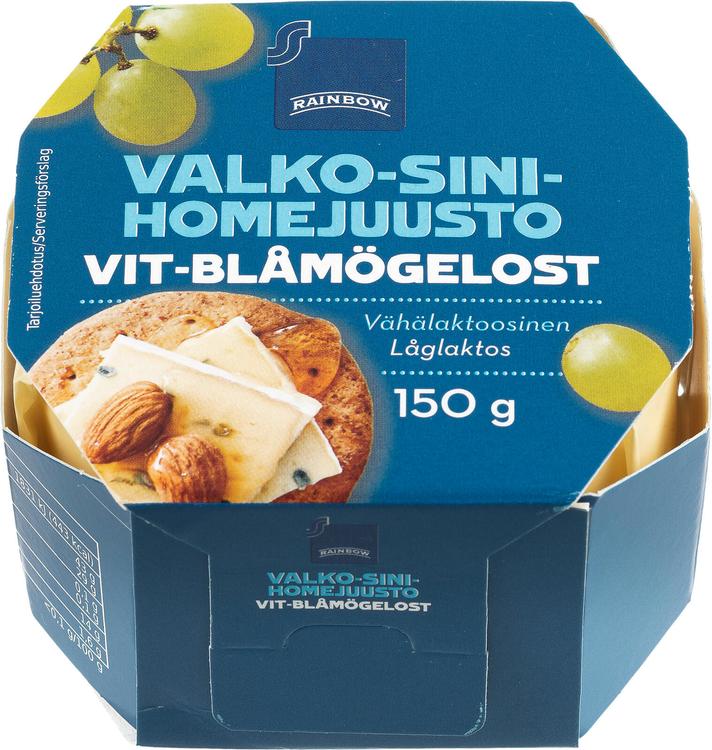 Rainbow Valko-sinihomejuusto 150g