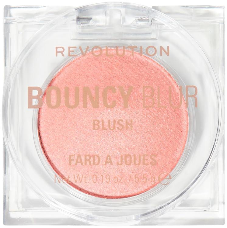 Revolution bouncy blur blush cheek+lip poski ja huulimeikkivoide 5,5g peachy pink