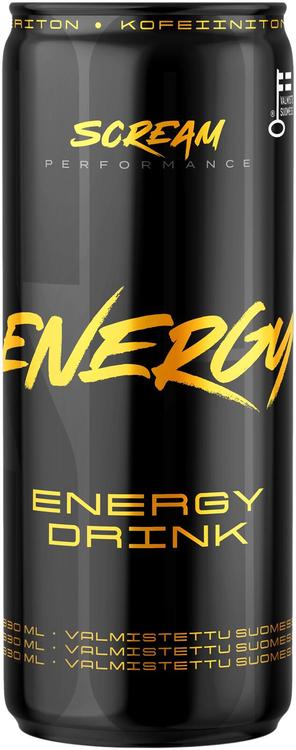 SportLife Foods SCREAM ENERGY 330ml Energiajuoma hiilihapotettu energiajuoma