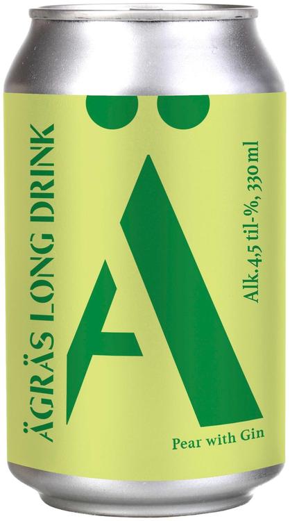 Ägräs Long drink Pear with gin 4,5% 33cl tölkki