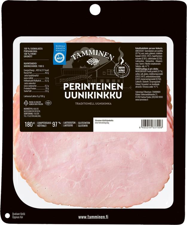 Tamminen perinteinen uunikinkkuviipale 180g