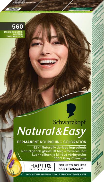 Schwarzkopf Natural & Easy 560 Kashmir Vaaleanruskea