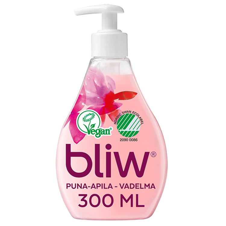 Bliw Vadelma pumppupullo nestesaippua 300ml