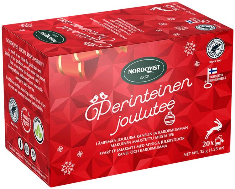 Nordqvist Perinteinen Joulutee 20 x 1,75 g