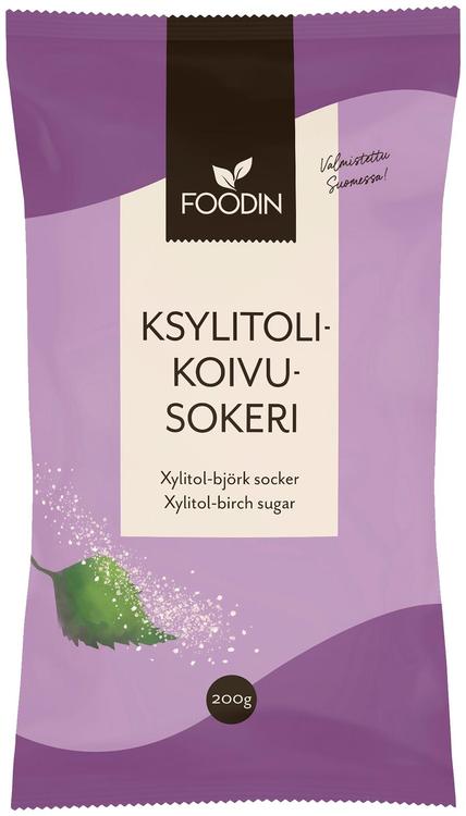 Foodin Ksylitoli- Koivusokeri 200g