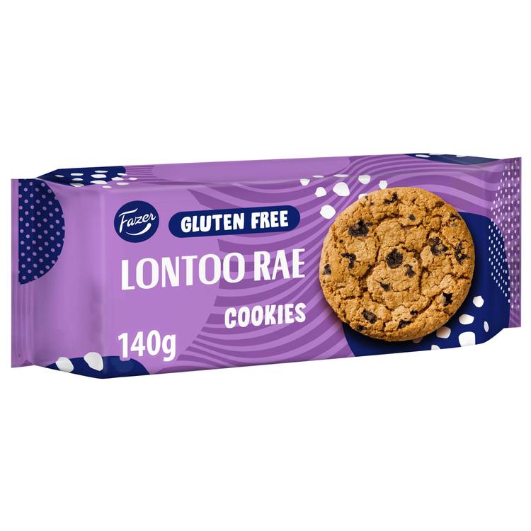 Fazer Lontoo Rae Cookies 140g Gluteeniton