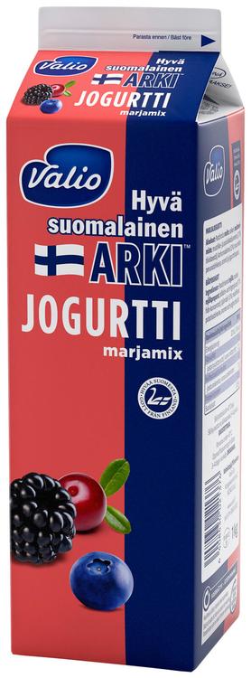 Valio Hyvä suomalainen Arki® jogurtti 1 kg marjamix