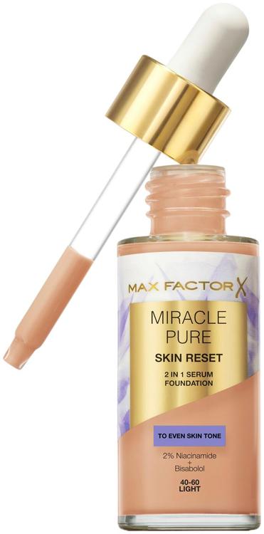 Max Factor Miracle Pure Serum Foundation 40-60 Light 30 ml