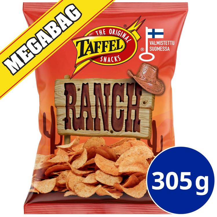 Taffel Ranch maustettu sipsi 305g