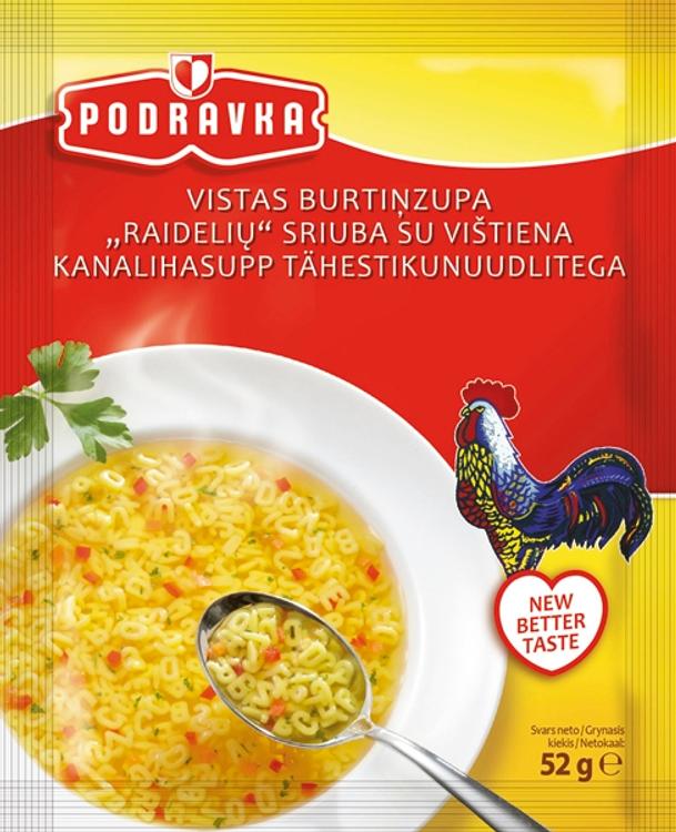 Tähestikusupp nuudlitega 52 g