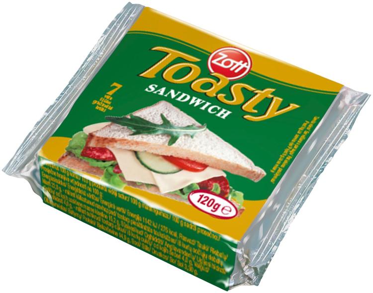 Zott toasty sandwich sulatatud juust 120 g