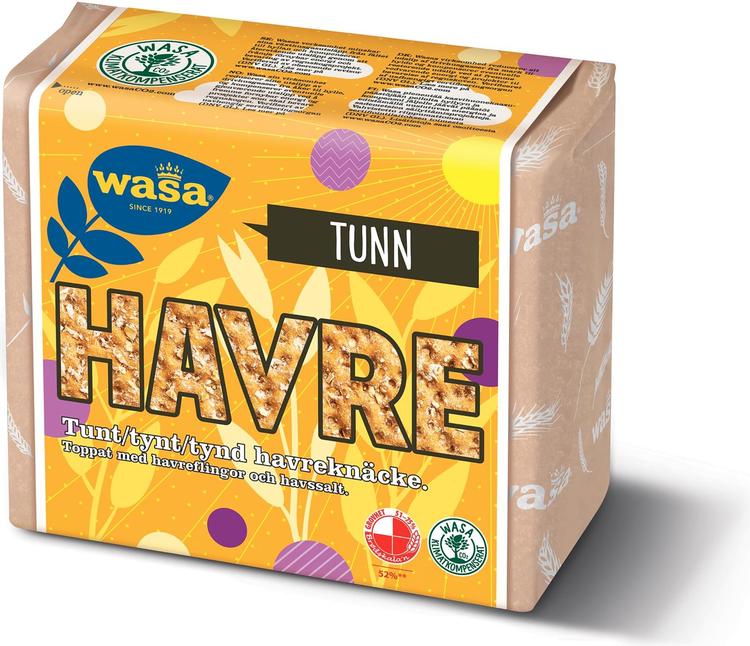 Wasa Tunn Havre näkkileipä 265g
