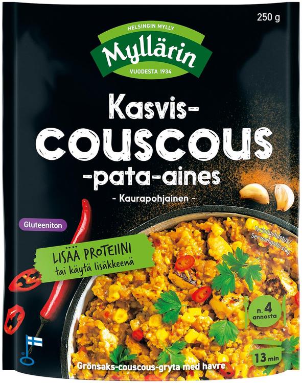 Myllärin Gluteeniton Kasviscouscous Pata-aines, kaurapohjainen 250 g