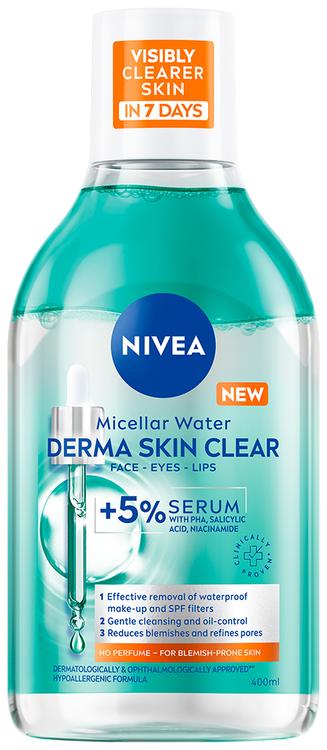NIVEA Derma Skin Clear Refining Micellar Water -misellivesi 400ml