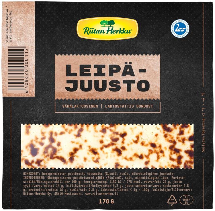 Riitan Herkku Leipäjuusto 170g, VL