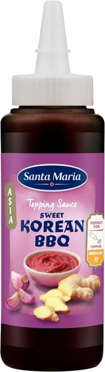Santa Maria 250ml Topping Sauce Sweet Korean BBQ,makea korealainen maustekastike