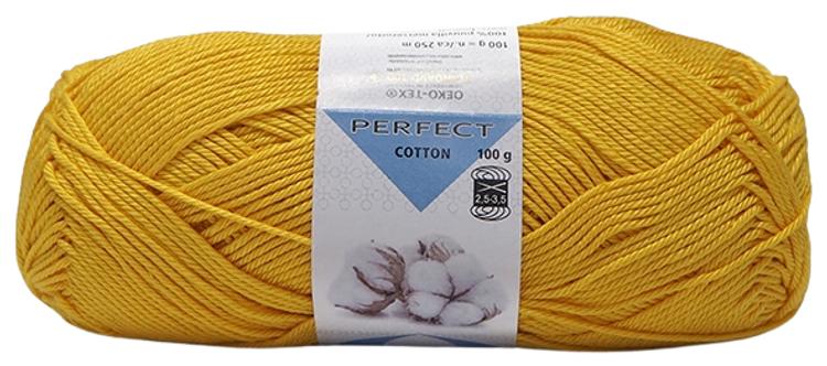 Perfect Cotton puuvillalanka 100g keltainen