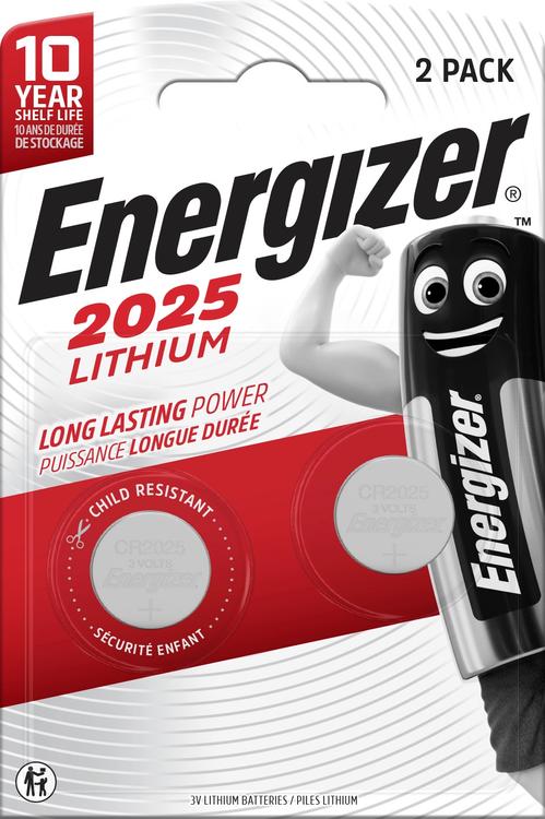 Energizer Lithium CR2025 2 kpl