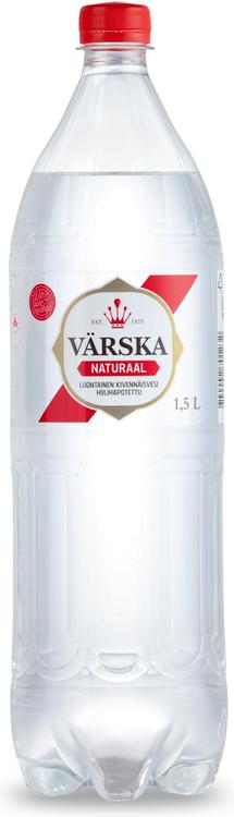 Värska Naturaal, luontainen kivennäisvesi, hiilihapollinen 1,5L PET