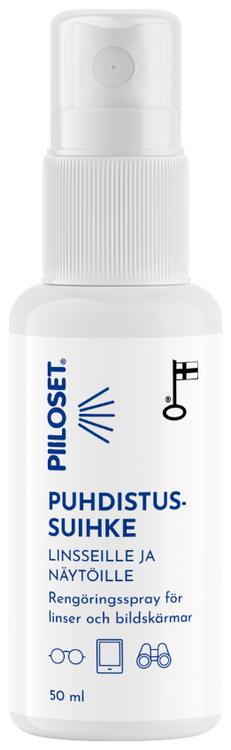 Piiloset linssien puhdistussuihke 50 ml