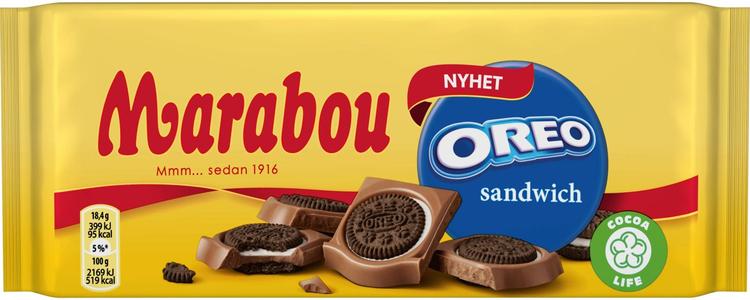 Marabou Oreo Sandwich suklaalevy 92g