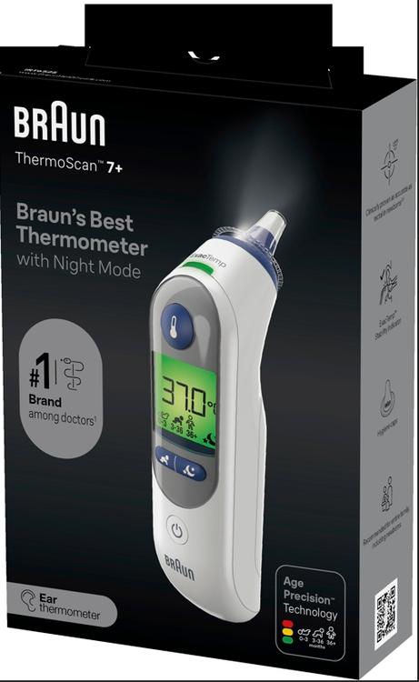 Kõrvatermomeeter Braun Thermoscan 7+