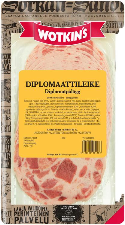 Wotkin´s 150g Diplomaattileike leikkelemakkara